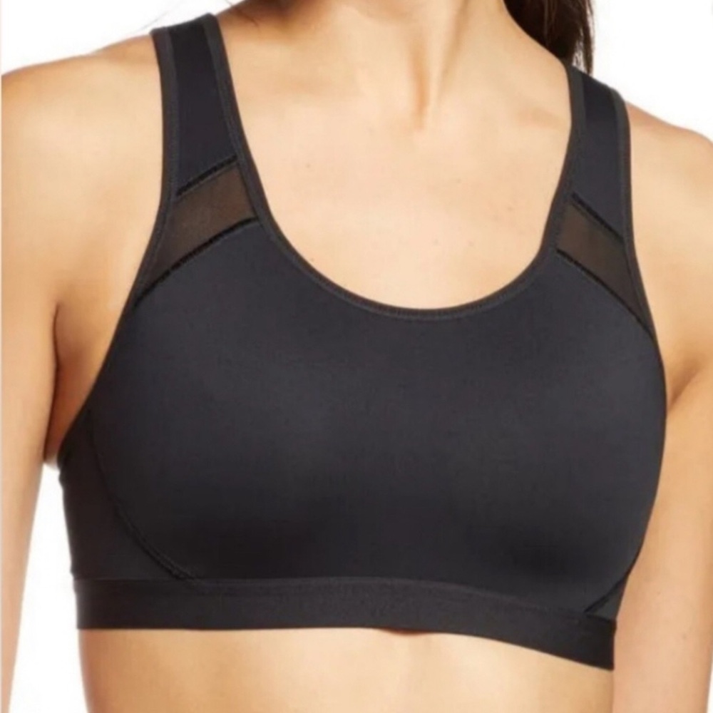 Spanx, Medium Impact Sports Bra, 50181R, Black, Size Small
